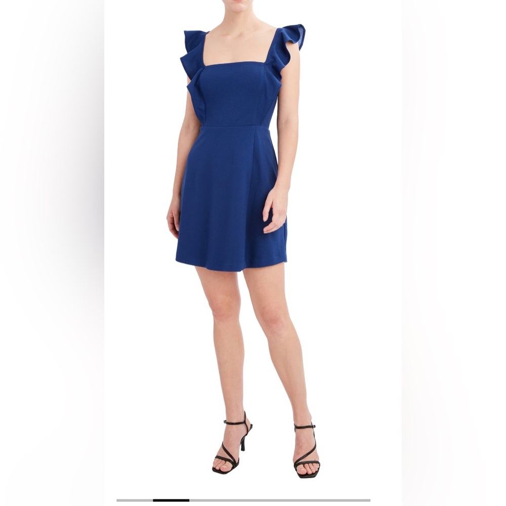 BCBG - Ruffle Strap Mini Dress